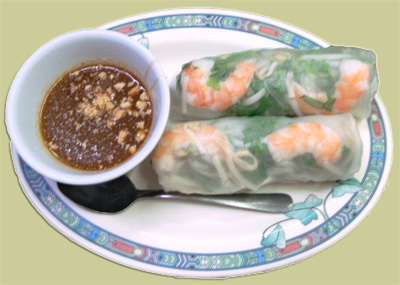 A4. Gỏi cuốn - Steamed Rolls (2 rolls)